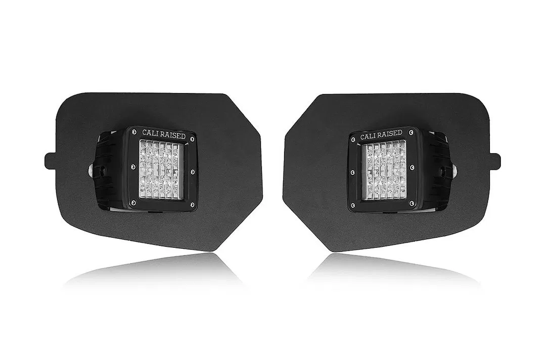CR2532 – CALI RAISED Driving/ Fog Light, LED Bulb Amber LED Bulbs 3 Inch x 2 Inch Rectangular 18 Watt 2000 Lumens Cle...